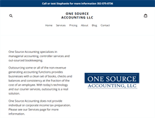 Tablet Screenshot of onesourceaccounting.com